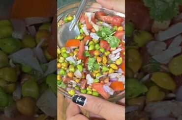 Instant Hara Chana Chaat | 5 Minute Healthy Snack | #ytshorts