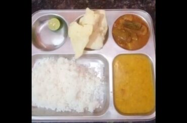 Delicious Veg Thali for Lunch Meal.#food #cooking #shorts #viral #foodie #trending #music #asmr #yt