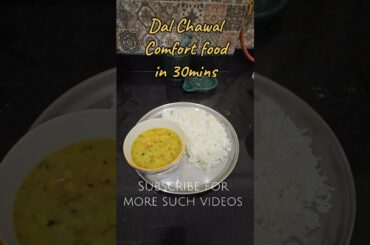 Healthy dinner ideas - dal chawal recipe #youtubeshorts #dal #healthyfood #comfortfood #quickrecipe