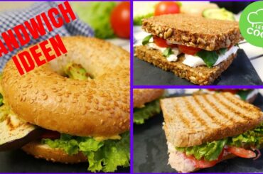 Gesunde Sandwiches | einfach & schnell | 3 Sandwich Rezepte