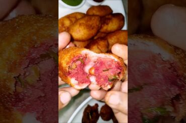 Beetroot Bread Roll Recipe #shorts #beetrootrecipe #breadrolls #virelshorts