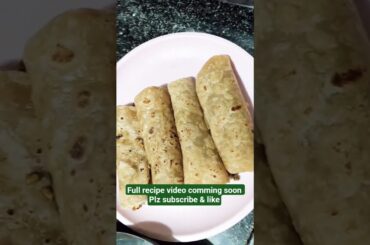 Healthy Sprouts & Chapathi Breakfast | Easy Weight Loss Dinner Idea | 30 Sec Quick Recipe #Shorts