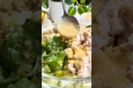 Chicken Caesar Salad Bowls with Quinoa | Healthy High Protein Lunch