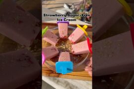 Strawberry Sugar-Free Ice Cream | #shortsfeed #ytshorts #shorts #recipe #food