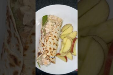 Protein & Fiber packed buffalo ranch chicken wrap quick and easy healthy meal idea