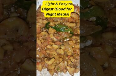 PCOD FRIENDLY DINNER MUSHROOM CURRY #vitamind #pcod #insulinsensitivity #healthydinner #happyhormone