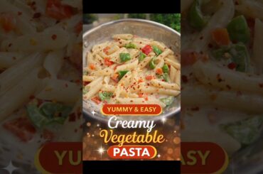 Pasta / white sauce / Breakfast / Dinner / Healthy Food / Kids snacks #shorts #food #eating #cooking