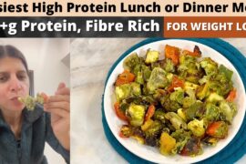 25g Protein Weight Loss Meal Recipe | Healthy Tandoori Bowl | Quick Easy Dinner for Busy Days