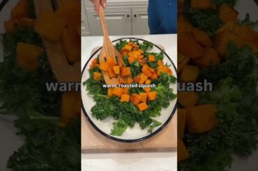 Roasted Butternut squash & kala salad