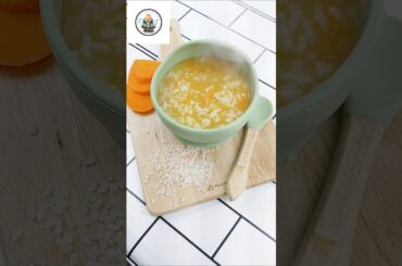 10 Month Baby Lunch Idea | Carrot Rice Mash with Olive Oil (Easy BLW) @LittleBitesKitchen-r8m