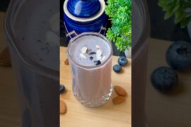 Blueberry smoothie | Healthy drink | #koundinyachandrakanth #shortsfeed #recipe #smoothie