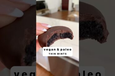 Healthy (vegan) Girl Scout Thin Mint Cookies!
