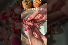 Healthy Fruit & Nuts Bites Recipe | No Bake Snack #shorts
