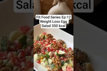 Best Boiled EGG SALAD Recipe - 100 Gram Protein Egg Salad #ytshorts #viral #weightloss #eggsalad