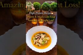 Prawn Soup Recipe | How to cook Prawn Curry at Home | Healthy Lunch & Dinner Ideas for Weight loss