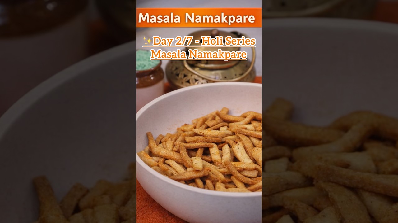 Khasta Namakpare | Holi Special Tea Time Snack #shorts #mathri #holirecipes Khasta Namakpare | Holi Special Tea Time Snack #shorts #mathri #holirecipes