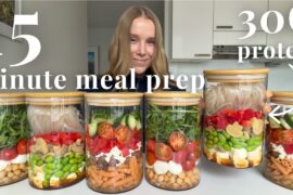 15 minute Lunch Meal Prep: 3 Healthy & Easy Recipes