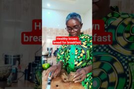 Healthy brown bread for breakfast.  #breakfast #recipes #wellness #seniors