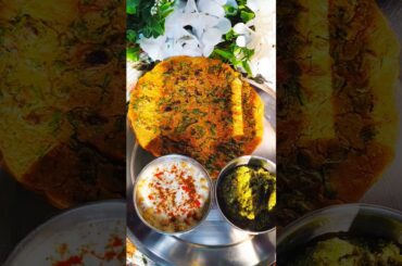 Weightloss Oats Palak Chilla#quick #cooking #tasty #shorts