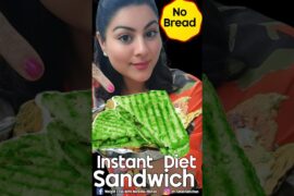 Most Healthy Sandwich Recipe | Weight Loss Veg Sandwich Recipe | High Protein Sandwich