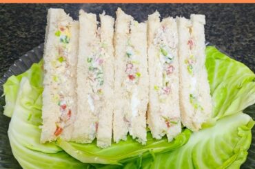 Creamy Chicken Mayo Sandwich Recipe | 5 Minute Easy Breakfast | Street Style Chicken Sandwich