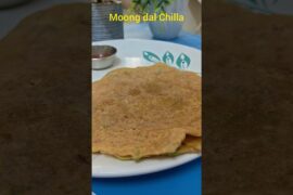 Moong dal Chilla| Healthy Breakfast recipe| Lunchbox| Breakfast #trending #shorts #moongdal #chilla