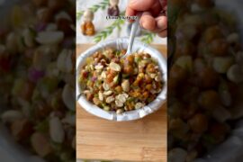 Healthy Black Chana Chaat Recipe | Quick Chatpata Chana Chaat | Easy Evening Snack #shorts