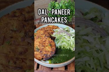 Dal-Paneer Pancakes || Snacks Recipe || #shorts #archanaeasycooking