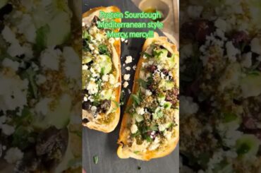 Mediterranean Toast #healthy #shorts #short #protein #easyrecipe #food #cooking #agingwell #yummy