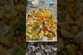 Healthy Oven Dinner One Pan Mom  Life Saver”#momlife #easyfamilydinner #vegetarianmeals #shorts