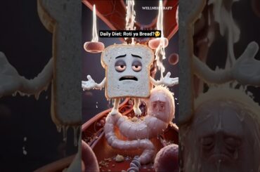 Roti vs. Bread: Which is Healthier? | #helthtips | helth tips | #youtubeshorts #shortsvideo #shorts