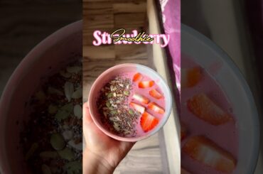 Strawberry smoothie for weight loss #shorts