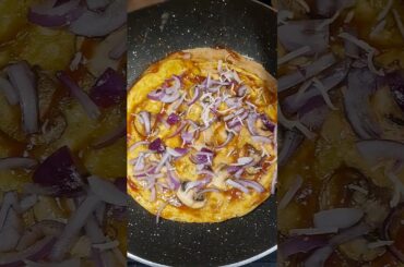 Healthy Mushroom Loaded Crispy Egg Wrap | Egg series  2| ASMR Cooking #foodshorts #asmr