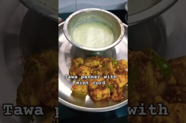 Tawa panner with mint cur#weight loss recipes #stay healthy stay fit #subscribe