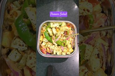 Paneer Salad Bowl #shorts #viralvideo #healthy #breakfast #paneer #salad