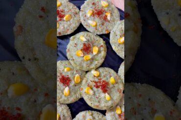 Spinach Corn Idli #healthy #breakfast #suji #idli #southindianfood #viralvideo #food #reels #recipe