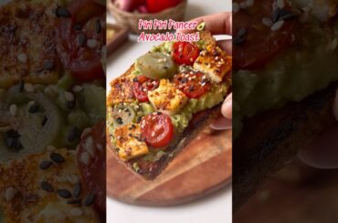 Piri Piri Paneer Avocado Toast #healthy #tasty #breakfastrecipe #snack