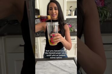 Tahini Caesar Salad Recipe | Healthy Caesar Salad with Tahini Dressing