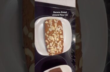 Almond flour Banana Bread/ Torta de Banana           #keto#healthy