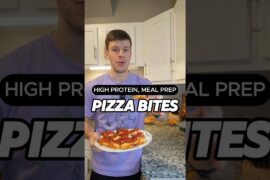 Pizza Bites High Protein Meal Prep Recipe #shorts