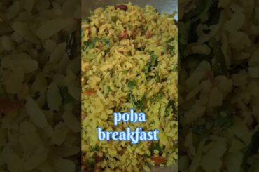 healthy breakfast poha recipe #home #shortsvideo