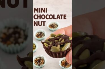 Healthy Chocolate Nut Cups #foodshorts