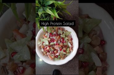 Healthy High Protein Salad #recipe #recipevideo #trending #trendingshorts
