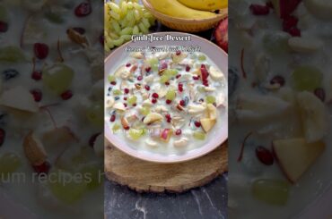 Guiltfree dessert(no sugar,no cream) #shorts #youtubeshorts #viral #trending #dessert #food #iftar
