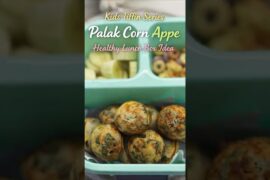 Kids Tiffin Series #1 | Palak Corn Appe | Healthy Lunch Box Idea #shorts