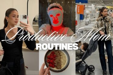 full day of healthy meals, affirmations, ikea shopping | productive mom vlog