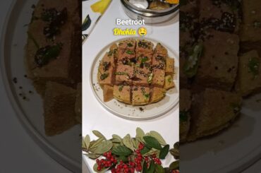 Soft & Fluffy Beetroot Dhokla | Healthy Instant Snack Recipe #shorts