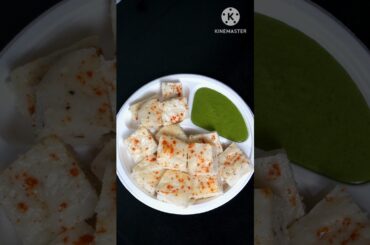 Rice dhokla recipe | Healthy Breakfast Recipe #dhokla #breakfast #youtubeshorts #shorts #viral