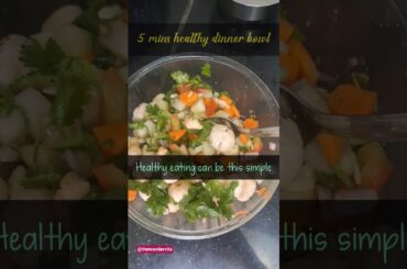 Healthy and light dinner recipe #healthyeating #weightloss #shorts #viral #ytshorts #dinnerideas