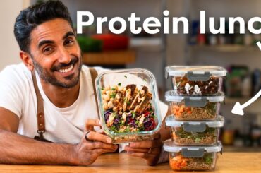 3 high-protein lunches I eat every week (prep ahead, gut-friendly)